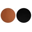 Napperons bicolores en simili cuir 10