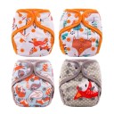 Nappy Pants with Snaps 4 pcs 1