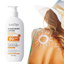 Napvédő krém SPF90 PA++++ aloe verával és E-vitaminnal 220 g UVA és UVB védelem az öregedés ellen az egész testre és az arcra minden bőrtípushoz 2