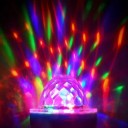 Náramková ambientní disco lampa s LED projekcí barevných světel dobíjecí přes USB výkon 3 W materiál PC na párty disco a domácí oslavy 6