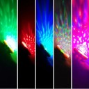 Náramková ambientní disco lampa s LED projekcí barevných světel dobíjecí přes USB výkon 3 W materiál PC na párty disco a domácí oslavy 7