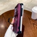 Nárazuvzdorné pancéřové pouzdro pro Samsung Galaxy S24 Výklopný kulatý stojánek Šoupací krytka fotoaparátu Ochranný zadní kryt na mobil 22