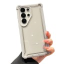 Nárazuvzdorné puzdro na Samsung Galaxy S26+ S priehľadnými zadnými stranami Zosilnené rohy PC a TPU Odolný kryt na mobil Samsung S26 4