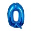 Narodeninový modrý balónik s číslom 100 cm 1