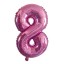 Narodeninový ružový balónik s číslom 100 cm 9