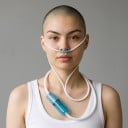 Nasal kanyl med högflöde av väte och syre, 3 m, silikon, vit-blå, sugslang för inhalationsapparat för väte 2