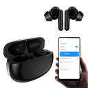 Naslouchátka a sluchátka 2v1 s Bluetooth 5.3 a nabíjecím pouzdrem 5 úrovní hlasitosti zesílení 37 dB černá pro seniory a nedoslýchavé 1