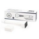 Nastavibile derma stampo con microaghi per la rigenerazione della pelle Stampante derma con 140 microaghi in acciaio inossidabile Strumento per mesoterapia con lunghezza degli aghi regolabile 14 x 3,3 cm 2