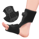 Nastavitelná kompresní ortéza na kotník univerzál 18–30 cm, zpevňující bandáž s otočným zapínáním pro sport a úlevu od bolesti 3
