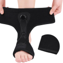 Nastavitelná kompresní ortéza na kotník univerzál 18–30 cm, zpevňující bandáž s otočným zapínáním pro sport a úlevu od bolesti 7