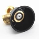 Nastaviteľná rozprašovacia tryska pre postrekovač 14x1.5 mosadzná atomizačná hlava čierna pre poľnohospodárske postreky 2