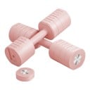 Nastavitelné činky 2 ks 1 kg 2 kg 3 kg a 4 kg s rychlým sestavením otočením a protiskluzovou rukojetí na posilování doma i ve fitness 7