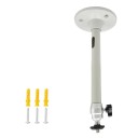 Nastaviteľný statív 21 cm s rotáciou 360° Kovový držiak projektora a kamery s montážnou základňou Priemer trubky 2 cm Nosnosť do 1 kg 1