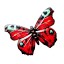 Nástěnná dekorace motýl H978 17