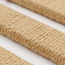 Nástenná kočičia prolézačka, rebrík a škrabadlo 100 cm, sisalové lano, béžová, pre stenu, pre mačku a mačiatko, domáce použitie 2