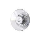Nástenná Kulatá LED Lampa Teplé Biele Svetlo 5 W 13 x 6,6 cm Hliník a Sklo Číre Tiene Chromová Základňa Moderné Osvetlenie Do Interiéru 1