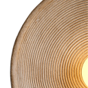 Nástenná lampa v tvare taniera 27 x 11 cm Živica Tri odtiene bieleho svetla 90-260 V Béžová moderné svietidlo do obývacej izby 2