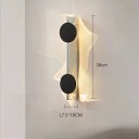 Nástenná LED lampa Teplé biele svetlo a moderné dvojité svietidlo 38 x 10 x 7,5 cm Nerezová oceľ 5 W Čierna a strieborná Do interiéru aj spálne 2