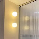Nástenná Matná Lampa Koule Tri Odstíny Bieleho Svetla Teplá Studená i Neutrálná 18 cm Sklenená Mliečne Biela Do Obývacej Izby a Spálne 2