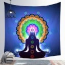 Nástenná tapisérie s motívom meditácie 8