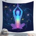 Nástenná tapisérie s motívom meditácie 12