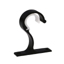 Nástěnné háčky na záclony držák tyče 7,5x8,3 cm montážní úchyt pro závěsy a garnýže ke stěně do interiéru 7