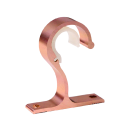 Nástěnné háčky na záclony držák tyče 7,5x8,3 cm montážní úchyt pro závěsy a garnýže ke stěně do interiéru 2