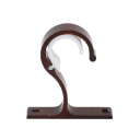 Nástěnné háčky na záclony držák tyče 7,5x8,3 cm montážní úchyt pro závěsy a garnýže ke stěně do interiéru 6