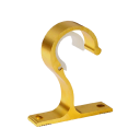 Nástěnné háčky na záclony držák tyče 7,5x8,3 cm montážní úchyt pro závěsy a garnýže ke stěně do interiéru 4