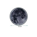 Nástěnné svítidlo ve tvaru měsíce Tři barvy světla a nastavení jasu Průměr 55 cm 38 W Dálkový ovladač Moderní osvětlení na zeď 3