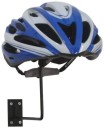 Nástenný kovový držiak na helmu kruhový držiak 13,5 cm nástenná doska lakovaný kov výška 30 cm vyloženie 16,5 cm na moto i cyklo helmy 5