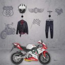 Nástenný kovový držiak na helmu kruhový držiak 13,5 cm nástenná doska lakovaný kov výška 30 cm vyloženie 16,5 cm na moto i cyklo helmy 6
