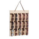 Nástěnný skládací organizér na brýle 50 x 40 cm 15 kapes Svislý závěsný držák na brýle Úložný systém pro domácnost 5