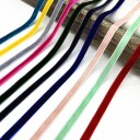 Nastro 6 mm 4,6 m in velluto Nastro decorativo Nastro in velluto fine per incartare regali Decorazioni per matrimoni Lavori manuali Creazioni creative Nastro decorativo 1