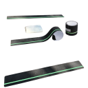 Nastro adesivo antiscivolo luminoso al buio 76 x 10 cm verde fotoluminescente per scale e pavimenti 3