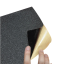 Nastro adesivo per skateboard superficie antiscivolo 80 × 20 cm nera con strato autoadesivo per tavola da skateboard e guida stabile 3