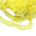 Nastro con pizzo arricciato 2,3 cm x 4,6 m Nastro decorativo in poliestere per cucire decorazioni per abbigliamento, decorazioni fatte a mano, progetti DIY 4