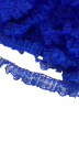 Nastro con pizzo arricciato 2,3 cm x 4,6 m Nastro decorativo in poliestere per cucire decorazioni per abbigliamento, decorazioni fatte 2