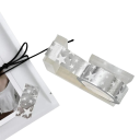 Nastro decorativo adesivo argento con stelle per confezionare regali, scrapbooking, decorazioni, quaderni, biglietti d'auguri, decorazione per pacchetti e creazioni creative 2