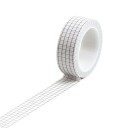 Nastro di carta adesivo a griglia 10 m x 15 mm nastro decorativo per pianificazione fai-da-te per scrapbooking e journaling di diversi 9