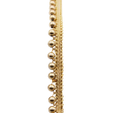 Nastro di pizzo perlaceo 1,5 cm 91 cm Nastro decorativo con imitazione di perle Pizzo decorativo in poliestere per decorazioni nuziali cucito DIY creazione 3