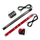 Nastro flessibile LED per freni moto 12 V con 48 LED Retro adesivo Dimensioni 20,5 x 1,3 x 0,8 cm Cavo di circa 50 cm Gomma e plastica 6