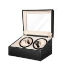 Natahovač hodinek pro 4+6 automatických hodinek úložný box 30x24x12,5x18,5 cm PU kůže adaptér pro sběratele hodinek 2