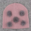 Natasha kindermuts met pompons 6