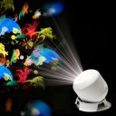 Nattens LED projektor med havmotiv Rotation 360° 3 W USB strøm Justerbar lysstyrke Højde 10 cm ABS Hvid Til børneværelset og soveværelset 3