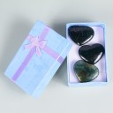 Natural Heart-Shaped Stones 3 pcs 2