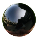 Natural Obsidian Sphere 60 mm Polished Decorative Stone Mineral Sphere Protective Stone Feng Shui Meditation Crystal 1