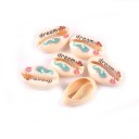 Natural Shells with Inscription 10 pcs 4