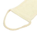 Naturlig eksfolierende luffa 70 x 30 x 8 cm Massagebælte i bomuld og hør Blid eksfolierende børste til brusebad og bad Fjernelse af døde hudceller 3