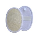 Naturlig luffa 10 x 14 cm Blød badebørste Eksfolierende brusesvamp Massage bodyscrub Dybderensende hud 3